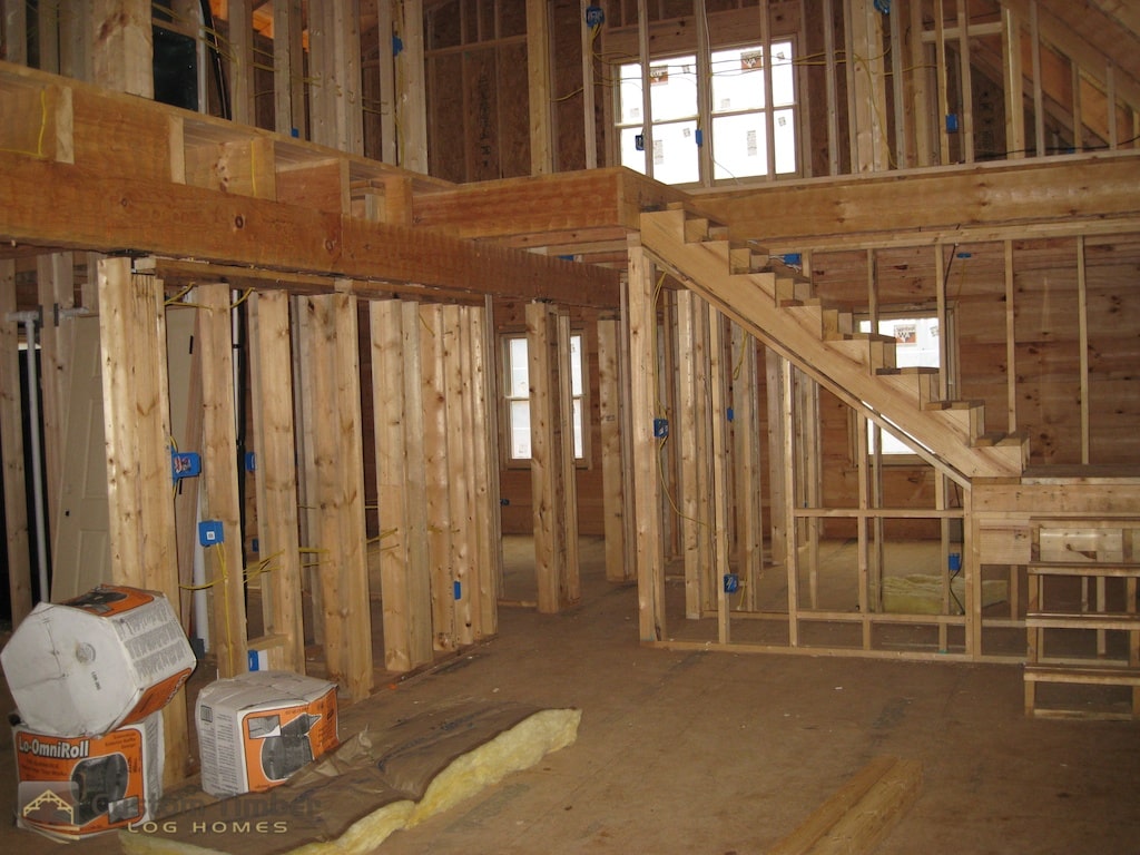 Boyd Interior - Custom Timber Log Homes
