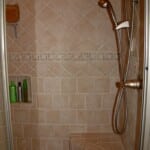 Custom Shower with Tile