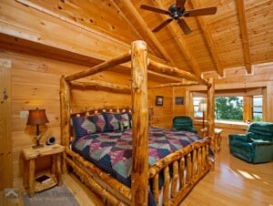 Log Home Master Suite