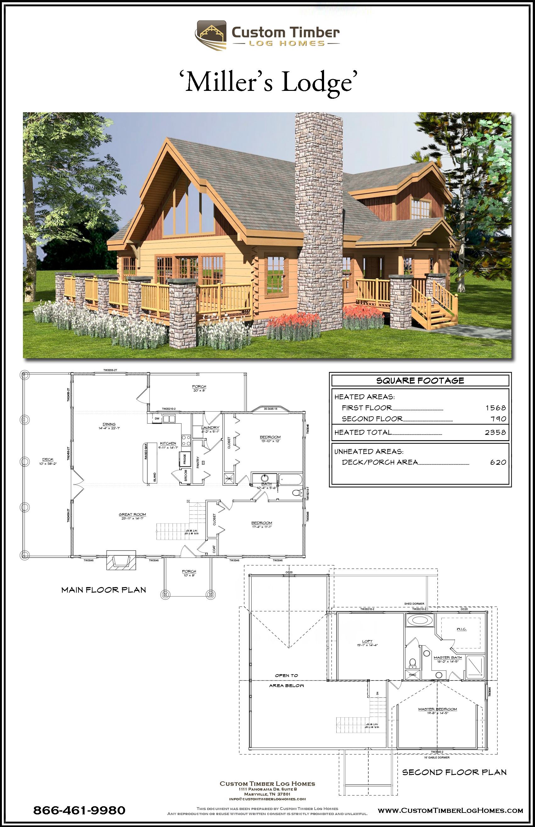 Millers-lodge-w - Custom Timber Log Homes