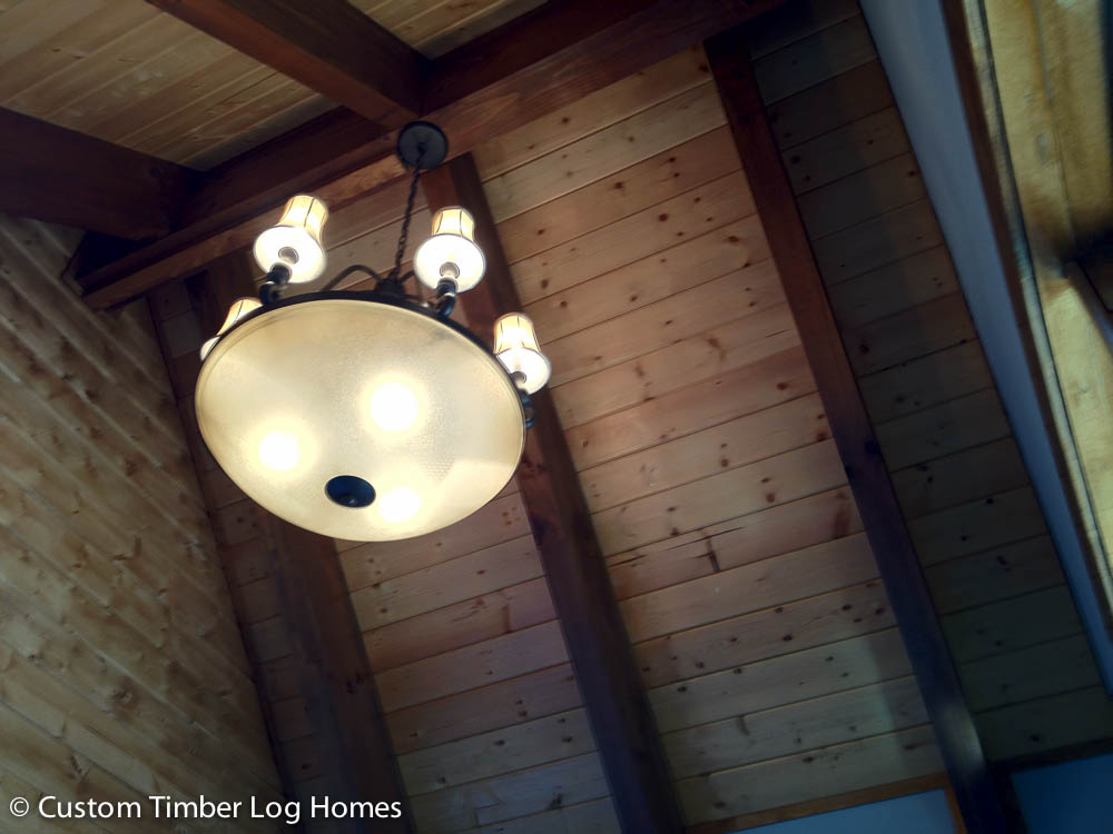 Ceiling Light and Heavy Timber