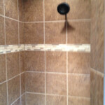 Custom Shower in Log Home
