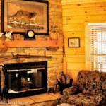 Stone Fireplace in Greatroom
