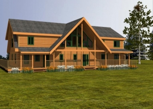 Aspen Lodge Log Home