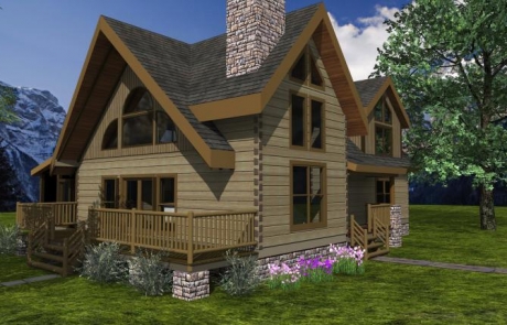 Blue Ridge Log Home