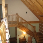 Boyd Log Home Stair System
