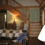 Boyd Log Home Stairs