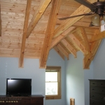 Boyd Log Home Timber Ceiling