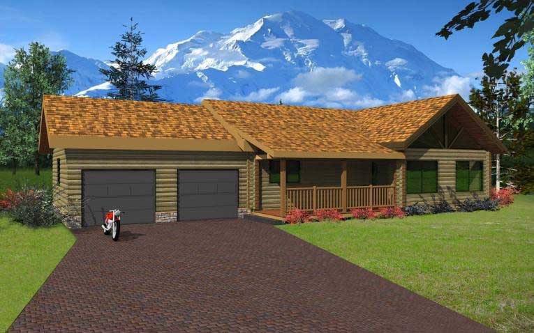 Log Homes from 1 250 to 1 500 Sq Ft Custom Timber Log Homes