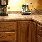 Kitchen Cabinets in Log Home