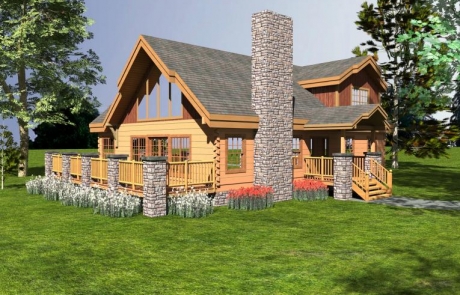 Miller's Lodge Log Home