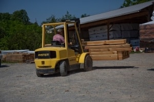 Forklift at Mill