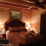Bedroom Log Home