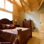 Bedroom with Heavy Timbers