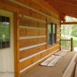 Chinked Log Home