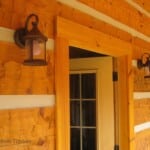 Door Framing on Log Cabin