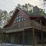 Fixed Glass on Mountain View Log Home