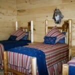 Full Log Bedroom
