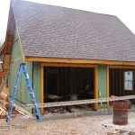Garage with Shingles On