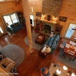 Great Room in Log Cabin