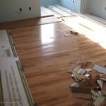 Hardwood Being Installed
