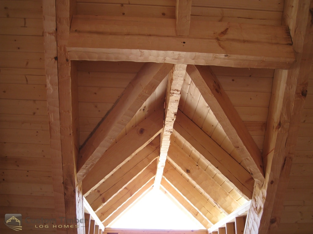 Heavy Timber Roof Dormer Framing