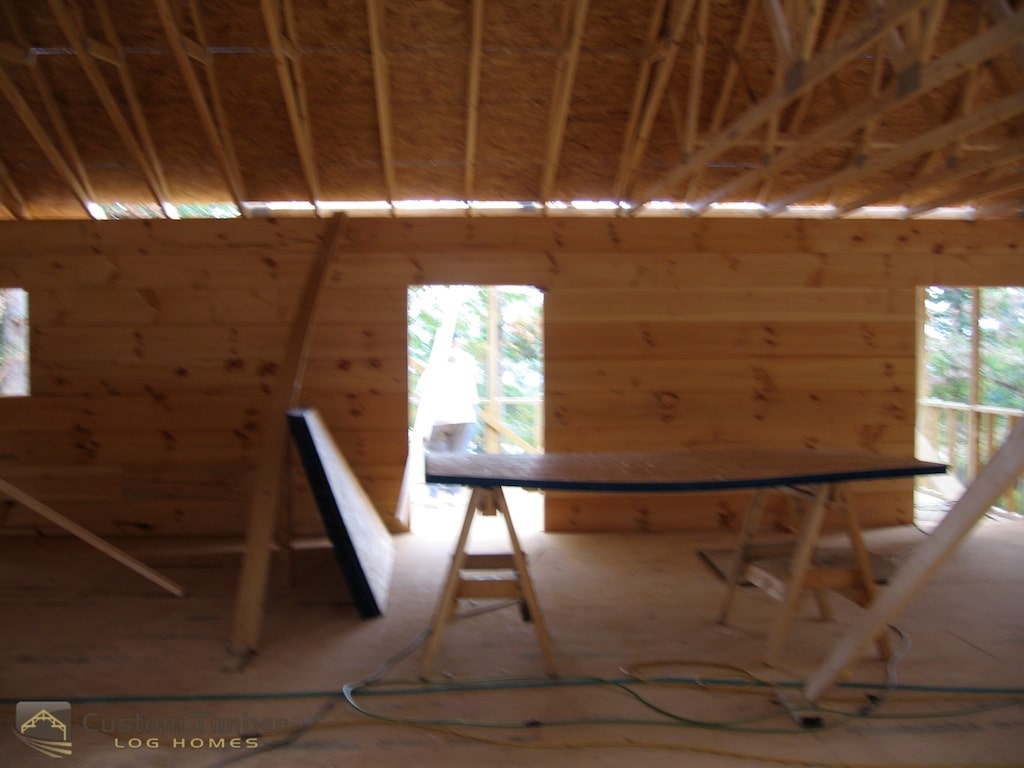 Interior Trusses and Decking