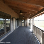 Log Home Deck and Rails