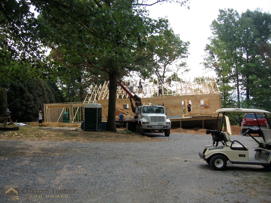 Log Home Build