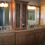 Master Bath in Log Home