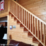 Stairs Log Home