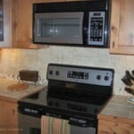 Tile Counter Top Stove Microwave