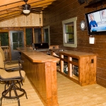 Screened Porch With Bar