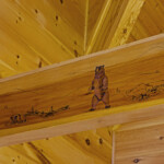 Timber Accent Carved Beam