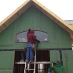 Arch Window Being Set