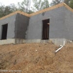 Concrete Floor and Block Wall with Subfloor