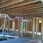 Framing Interior of Main Floor