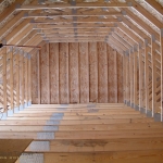 Interior Framing in Log Home