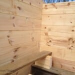 Make Shift Scaffold Log Stack
