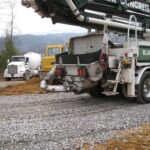 Pump and Concrete Trucks