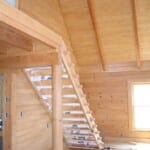 Logs Ceiling Stairs
