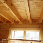 second floor framing with trim