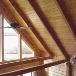 Tongue and Groove Ceiling With Heavy Timber