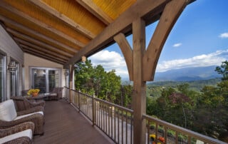 Bradshaw Rear Porch and Mountain View